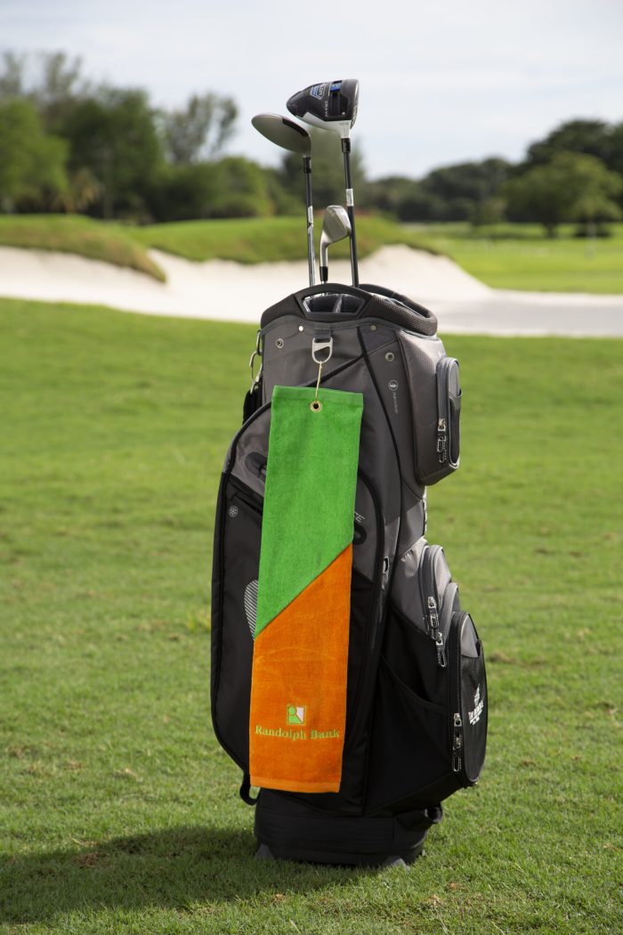 Two-Tone Midweight Golf Towel - Image 3