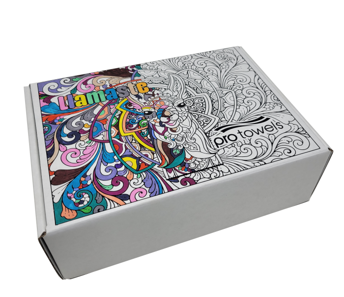 Screen Printed Custom Product Box - Color Splash