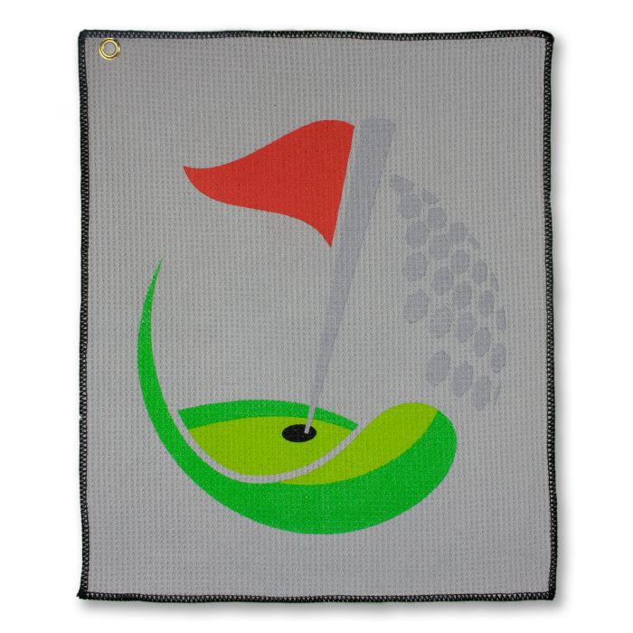 Microfiber Waffle Small Golf Towel - Image 8